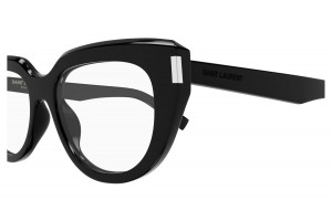 Saint Laurent SL 828 001 fekete szemüveg (demó lencse)
