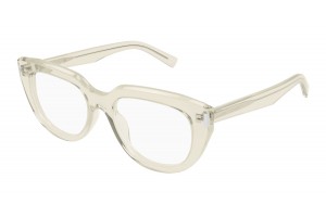 Saint Laurent SL 828 004 sárga demo lencsés szemüveg