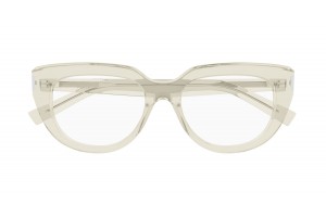Saint Laurent SL 828 004 sárga demo lencsés szemüveg