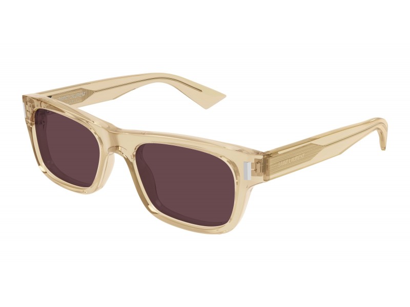 Saint Laurent SL83 005 napszemüveg sárga/lila