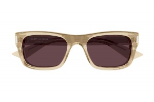 Saint Laurent SL83 005 napszemüveg sárga/lila