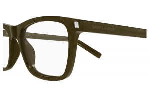 Saint Laurent SL 841 010 barna demo lencsés szemüveg