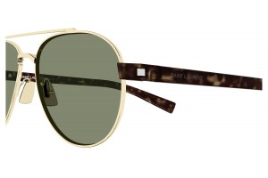 Saint Laurent SL 843 003 arany-zöld napszemüveg