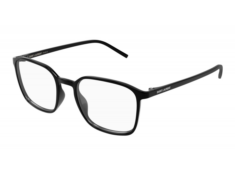 Saint Laurent SL 845 001 fekete szemüveg demo lencsével