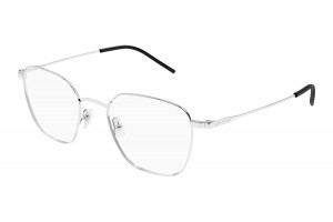 Saint Laurent SL 852 005 ezüst szemüveg demo lencse