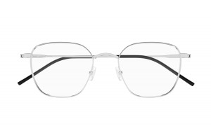 Saint Laurent SL 852 005 ezüst szemüveg demo lencse