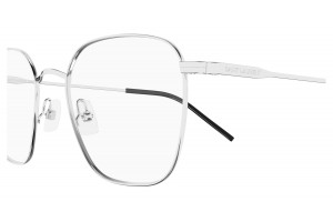 Saint Laurent SL 852 005 ezüst szemüveg demo lencse