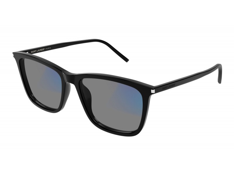 Saint Laurent SL 851 006 fekete áttetsző napszemüveg