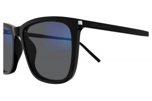 Saint Laurent SL 851 006 fekete áttetsző napszemüveg