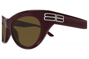 Balenciaga BB0466S 004 burgundi barna napszemüveg