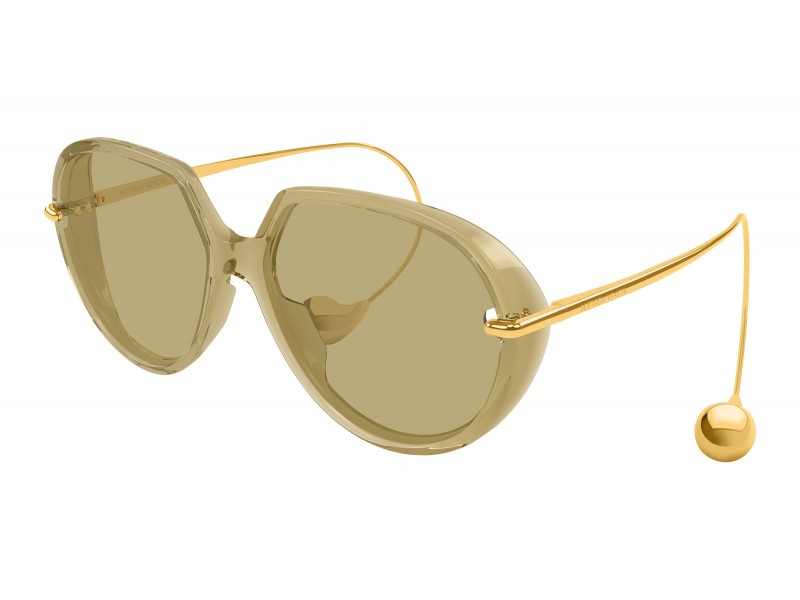 Bottega Veneta BV1436S 004 sárga-barna