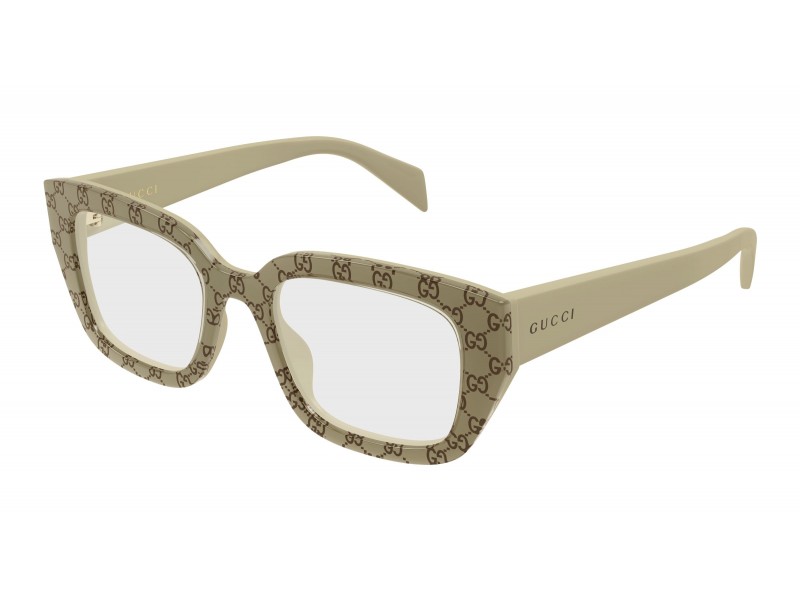 Gucci GG2021O 005 bézs szemüveg - demo lencse