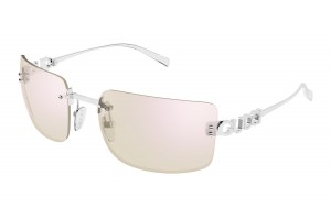 Gucci GG2038S 003 SILVER TRANSPARENT MIRROR napszemüveg