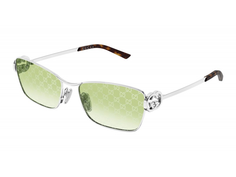 Gucci GG2045S 004 ezüst keret zöld gradient lencse