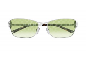 Gucci GG2045S 004 ezüst keret zöld gradient lencse