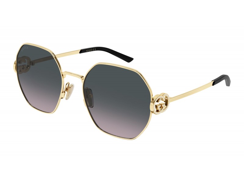 Gucci GG2046S arany keret szürke gradient napszemüveg