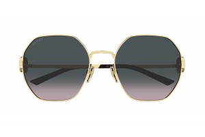 Gucci GG2046S arany keret szürke gradient napszemüveg