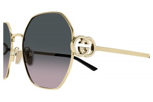 Gucci GG2046S arany keret szürke gradient napszemüveg