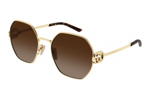 Gucci GG2046S 003 GOLD BROWN GRADIENT napszemüveg