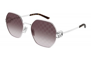 Gucci GG2046S 004 – ezüst keret, piros átmenetes tükrös lencse