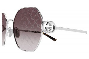 Gucci GG2046S 004 – ezüst keret, piros átmenetes tükrös lencse
