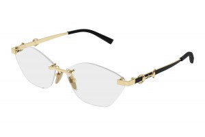 Gucci GG2050O 001 arany szemüveg demo lencsével