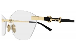 Gucci GG2050O 001 arany szemüveg demo lencsével