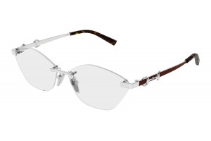 Gucci GG2050O 003 ezüst szemüveg (demo lencse)
