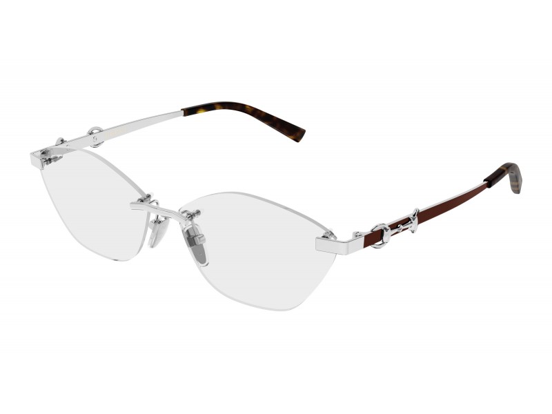 Gucci GG2050O 003 ezüst szemüveg (demo lencse)