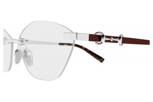 Gucci GG2050O 003 ezüst szemüveg (demo lencse)