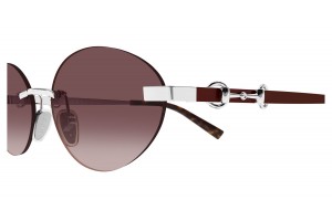 Gucci GG2051S 003 – ezüst keret, piros gradiens