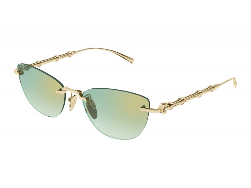 Gucci GG2063S 003 Gold Green Mirror napszemüveg