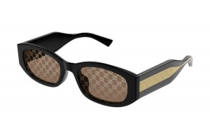 Gucci GG2068SA 004 BLACK BROWN MIRROR napszemüveg