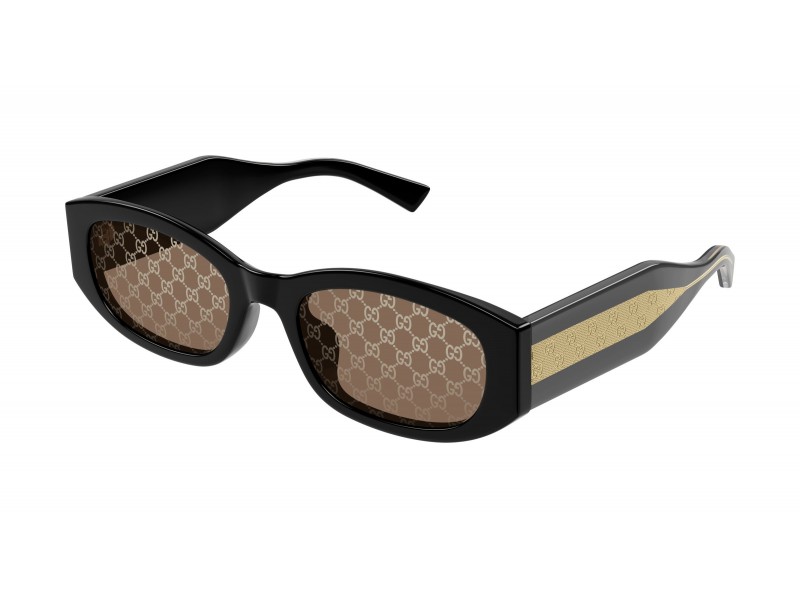 Gucci GG2068SA 004 fekete-barna tükrös napszemüveg
