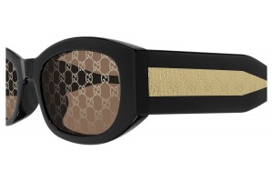 Gucci GG2068SA 004 fekete-barna tükrös napszemüveg