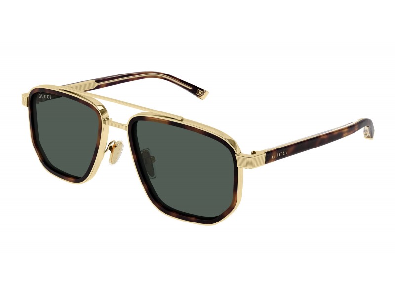 Gucci GG2073S 003 arany keret zöld lencse
