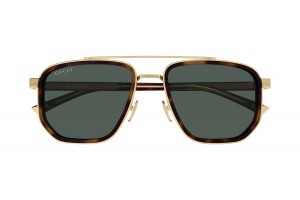 Gucci GG2073S 003 arany keret zöld lencse