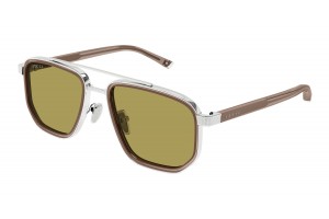 Gucci GG2073S 005 SILVER GREEN napszemüveg