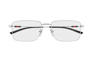 Gucci GG2098O 001 ezüst szemüveg (demo lencse)