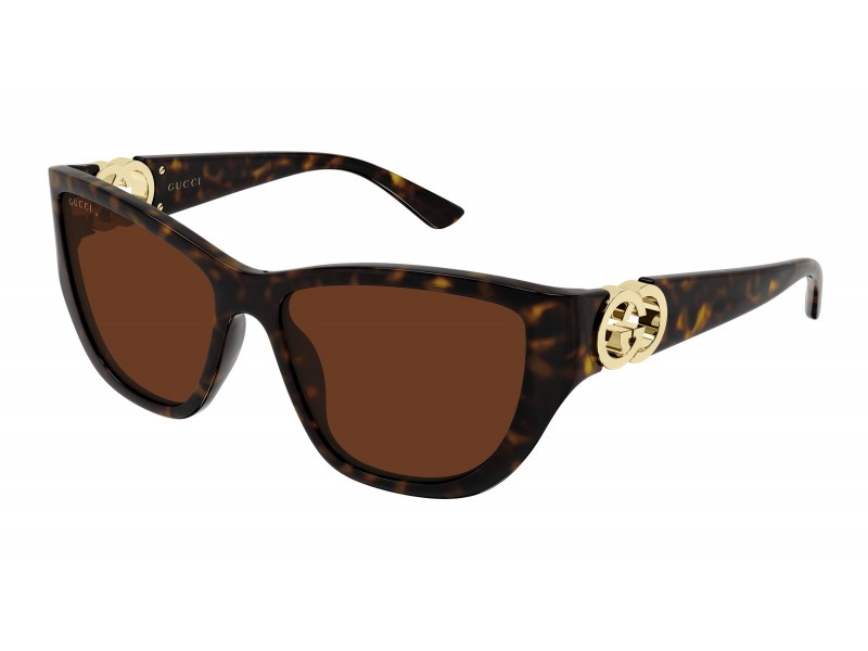 Gucci GG2122S 003 HAVANA BROWN napszemüveg elölről