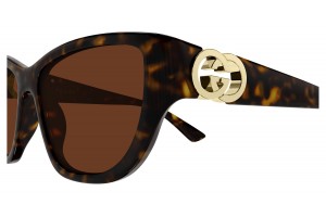 Gucci GG2122S 003 HAVANA BROWN napszemüveg elölről