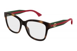 Gucci GG0038ONN 002 Havana szemüveg – demo lencse