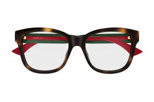 Gucci GG0038ONN 002 Havana szemüveg – demo lencse