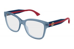Gucci GG0038ONN 004 kék demo lencsés szemüveg