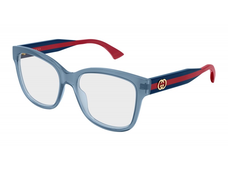 Gucci GG0038ONN 004 kék demo lencsés szemüveg