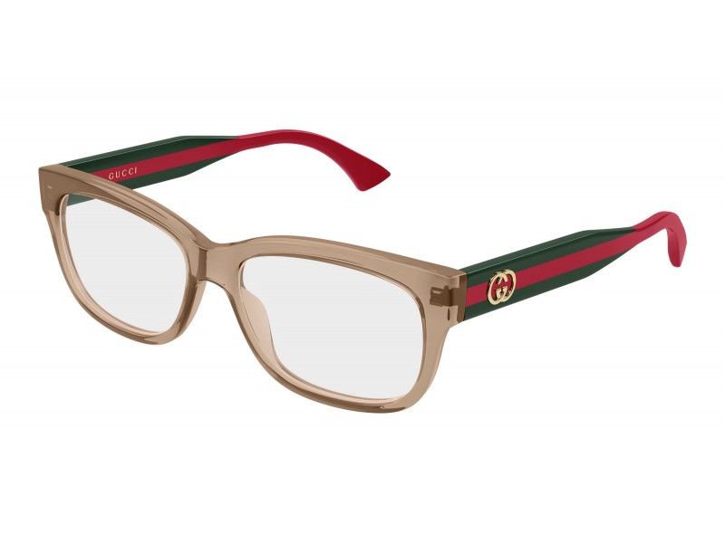 Gucci GG0278ON 015 barna demo szemüveg - elölnézet