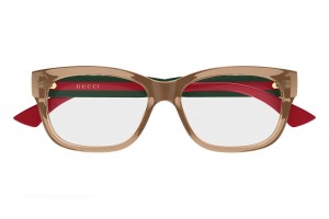 Gucci GG0278ON 015 barna demo szemüveg - elölnézet