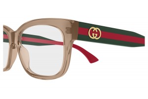 Gucci GG0278ON 015 barna demo szemüveg - elölnézet