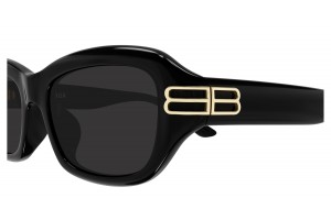 Balenciaga BB0471SK 001 napszemüveg fekete-szürke