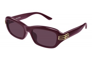 Balenciaga BB0471SK 004 BURGUNDY VIOLET napszemüveg